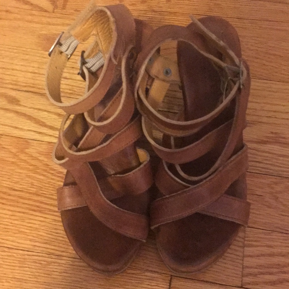 Bed Stu Wedge Sandal great condition
